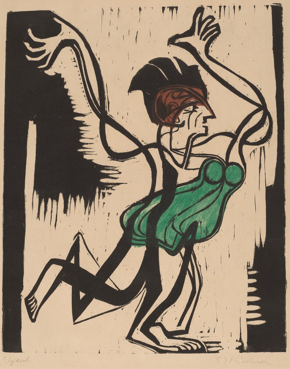 Palucca, 1930. af Ernst Ludwig Kirchner