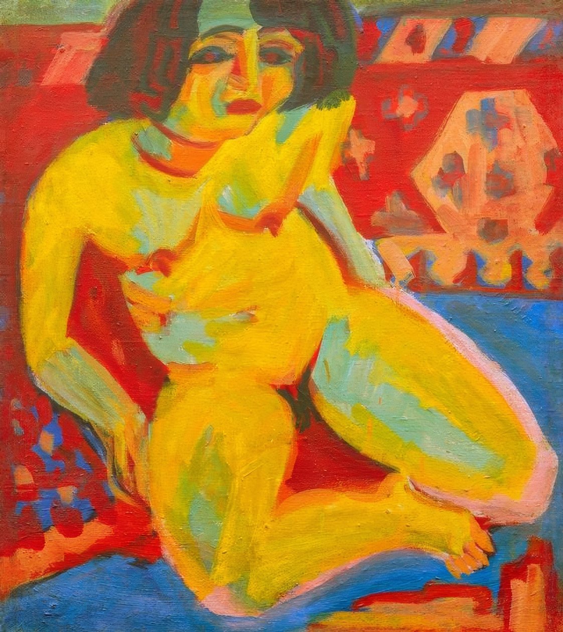 Kvinde nøgen (dodo) af Ernst Ludwig Kirchner