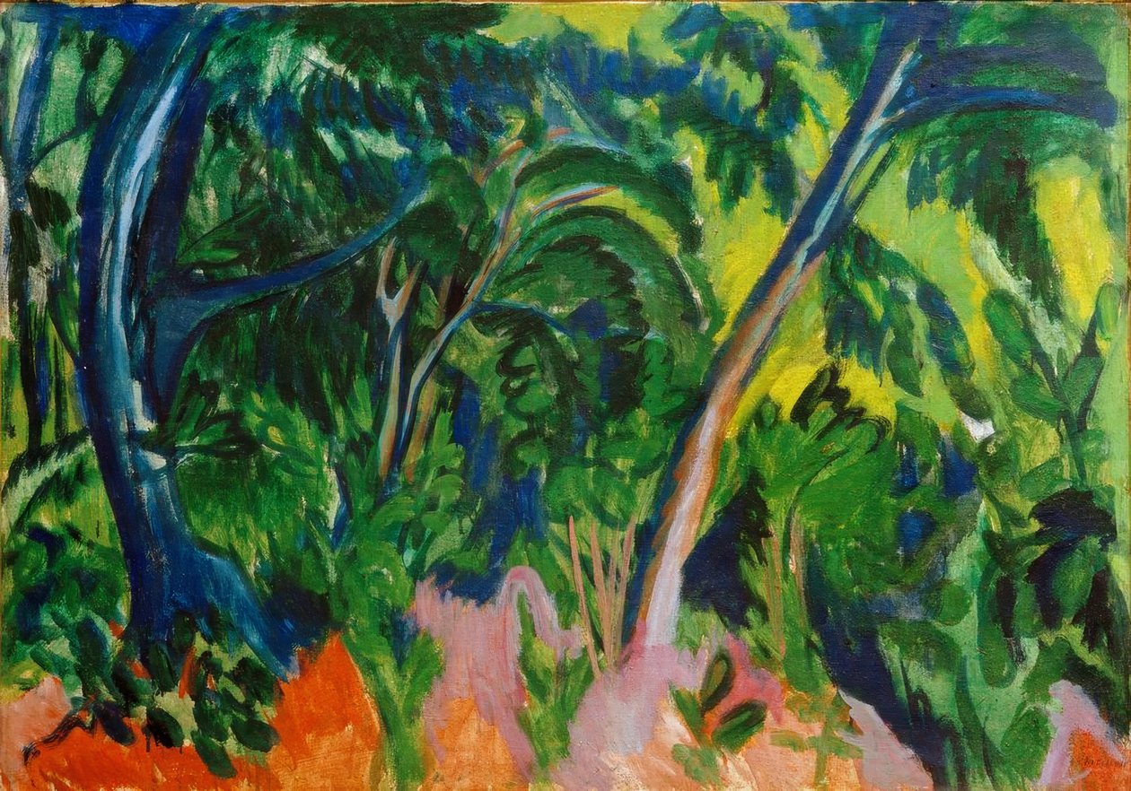 Seewald af Ernst Ludwig Kirchner