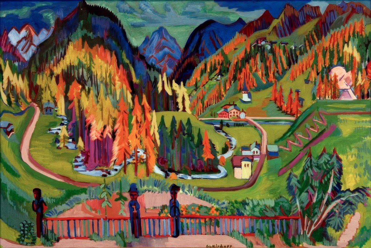 Sertigtal om efteråret af Ernst Ludwig Kirchner