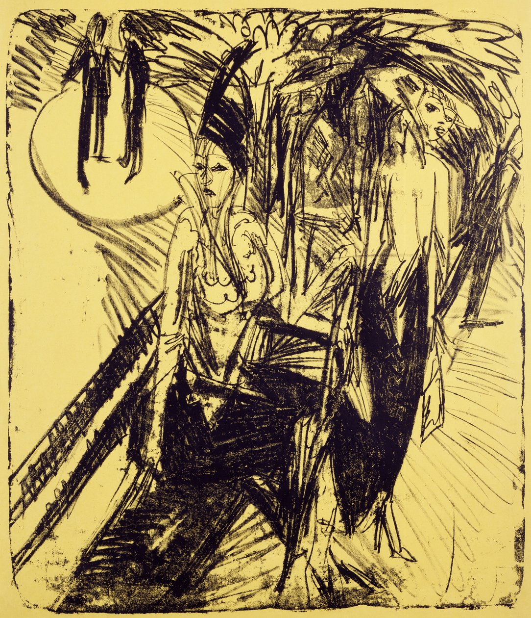 Gadevandrere på Kurfurstendamm af Ernst Ludwig Kirchner