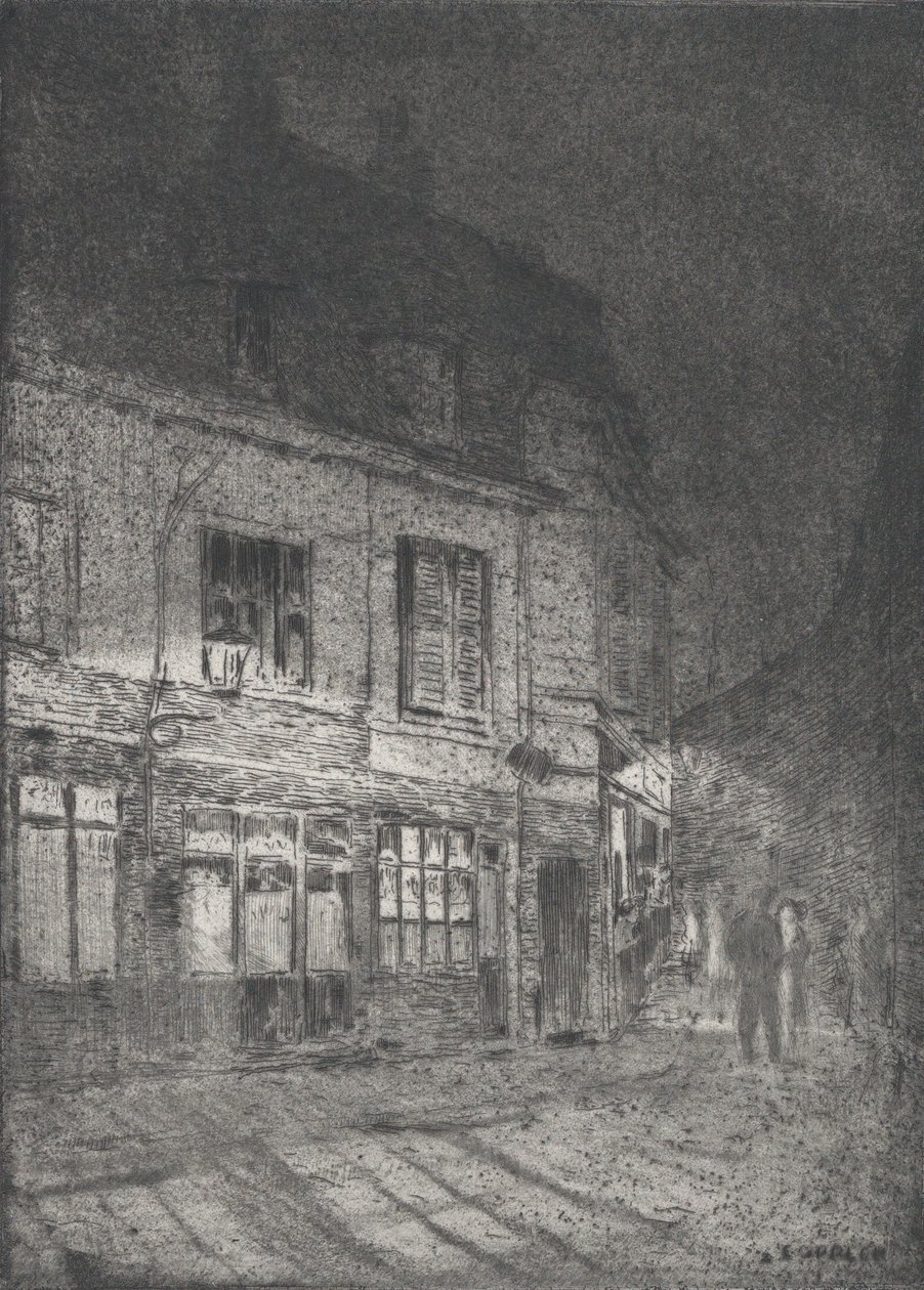 Lille: Love Lane, 1916. af Ernst Oppler