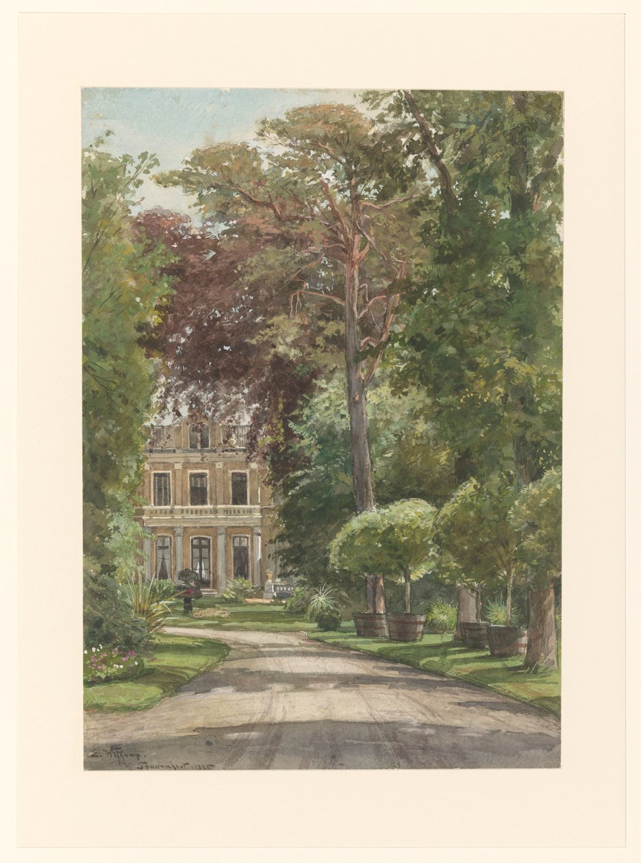 Det ydre Spaarnhout af Ernst Witkamp (signed by artist)