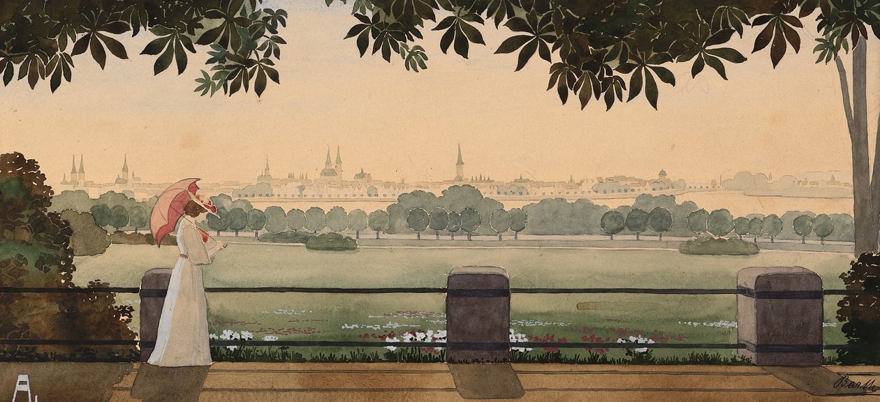 Placer på Marli, Lübeck af Erwin Barth