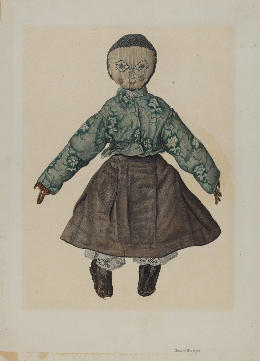 Kludedukke af Erwin Stenzel