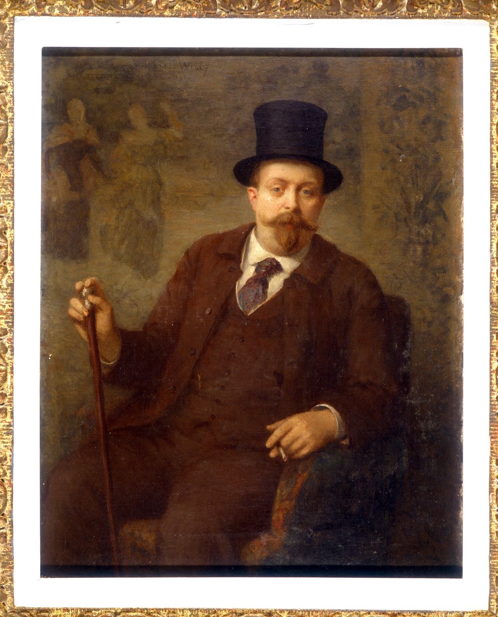 portræt af Willy (Henry Gauthier-Villars af Etienne Azambre