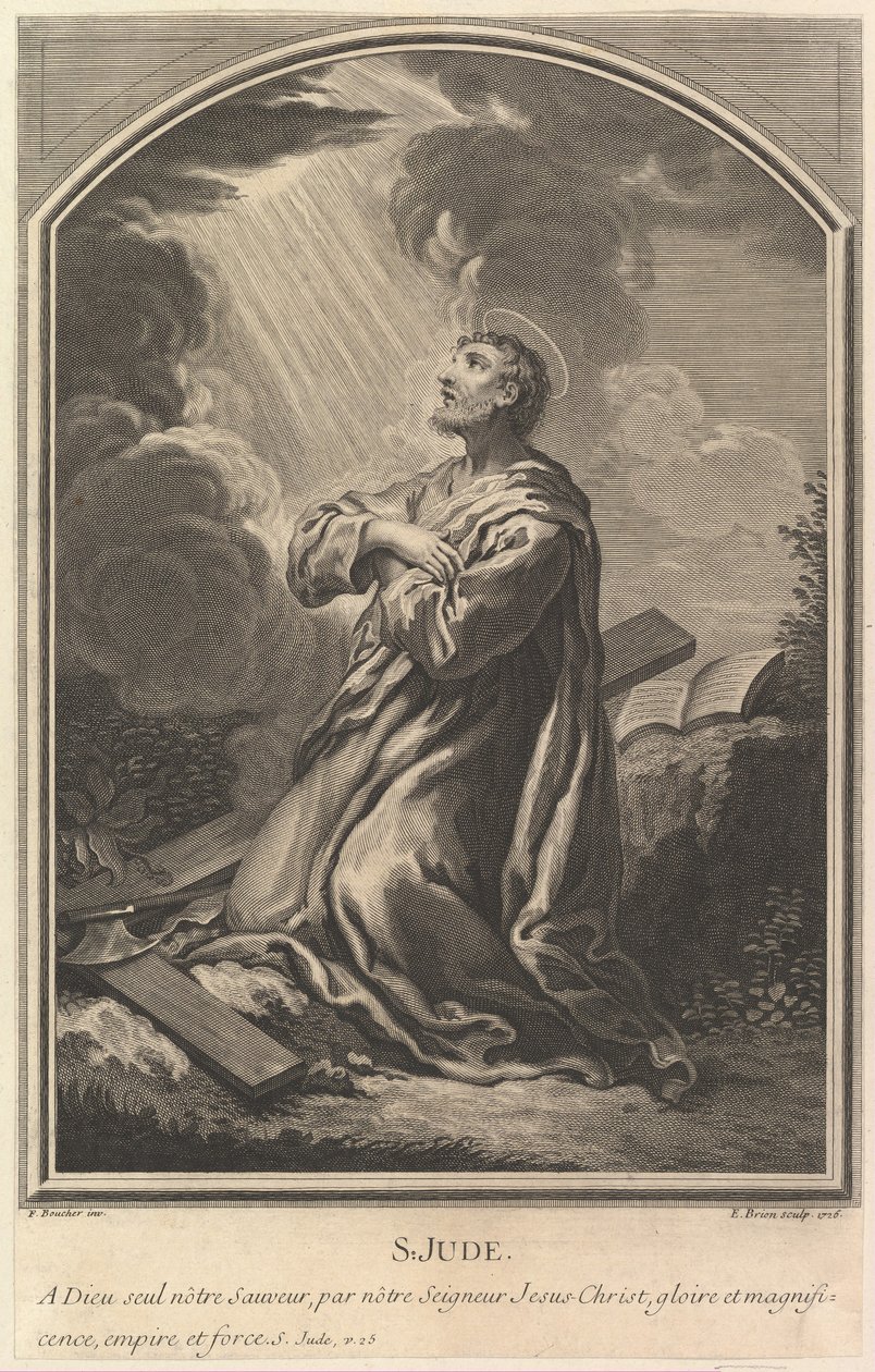 Saint Jude, 1726. af Etienne Brion