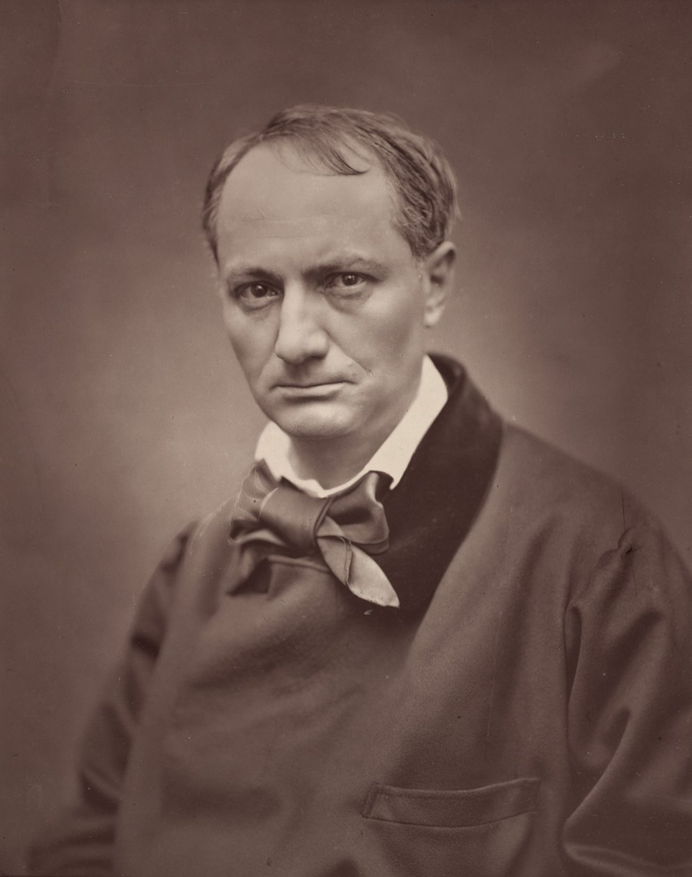 Charles Baudelaire, 1861, trykt 1877. af Etienne Carjat