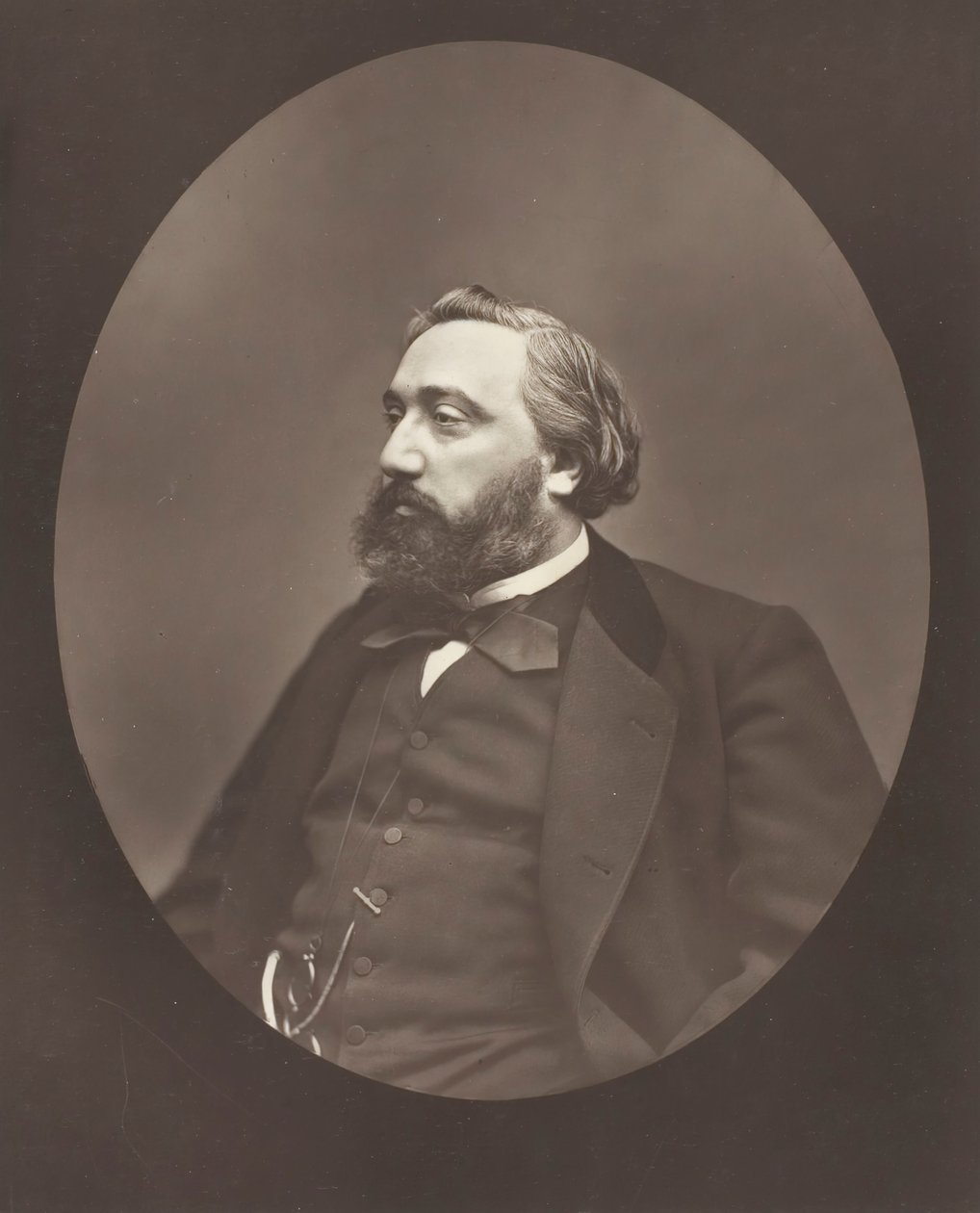 Gambetta, ca. 1876. af Etienne Carjat