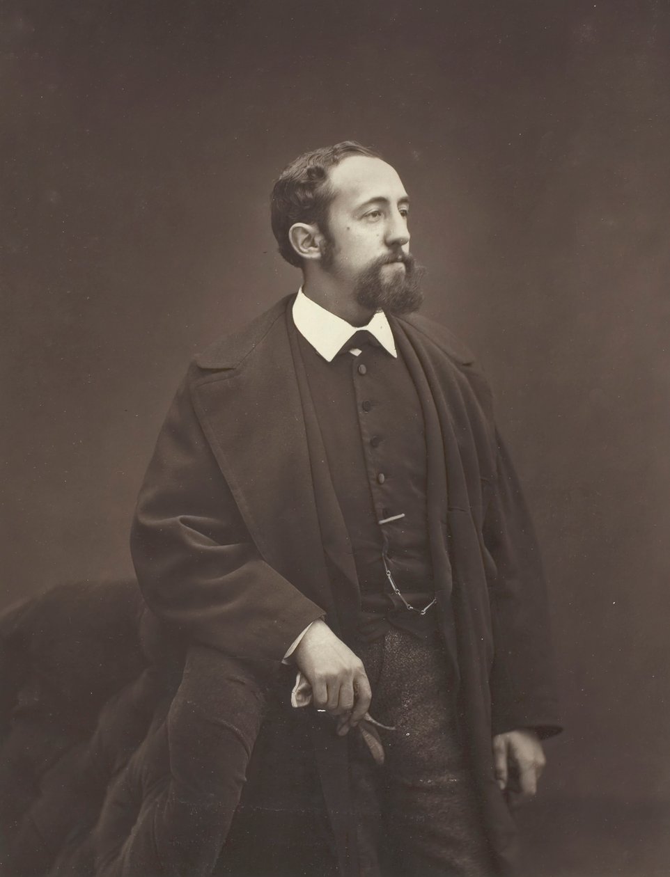 Jules Claretie, ca. 1876. af Etienne Carjat