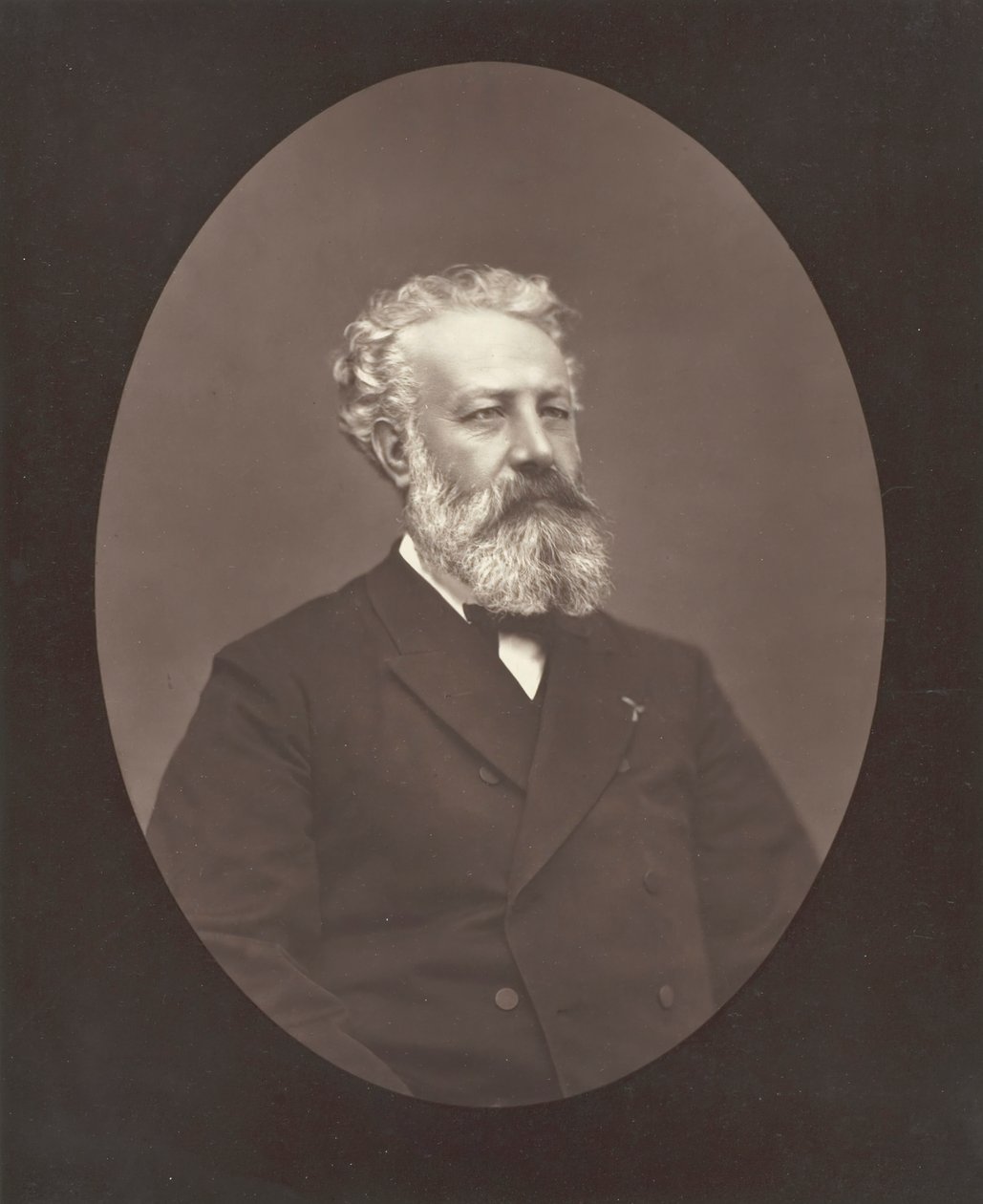 Jules Verne, ca. 1876. af Etienne Carjat