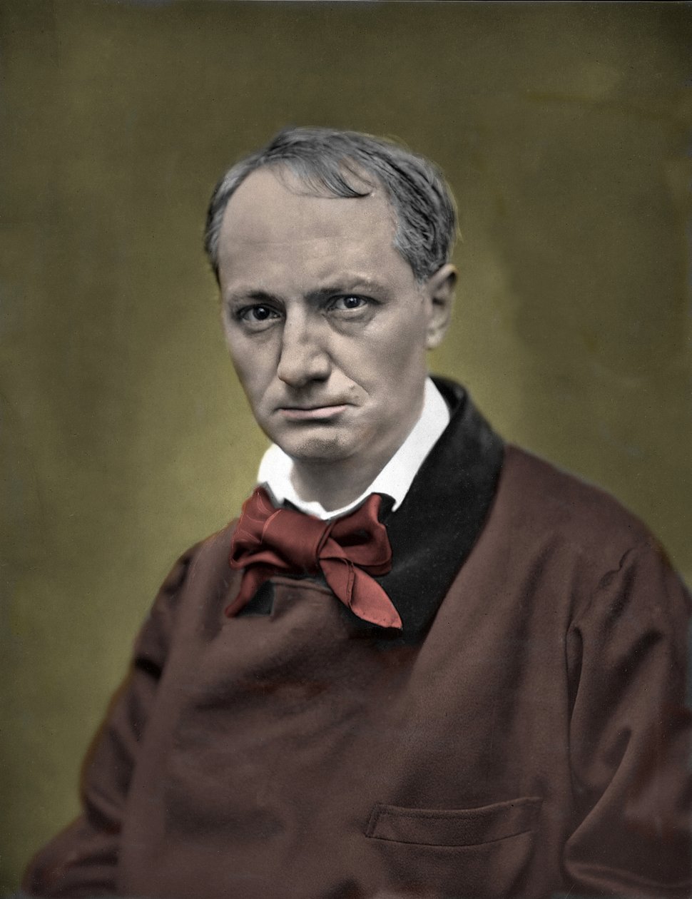 Portræt af Charles Baudelaire, n.d. af Etienne Carjat