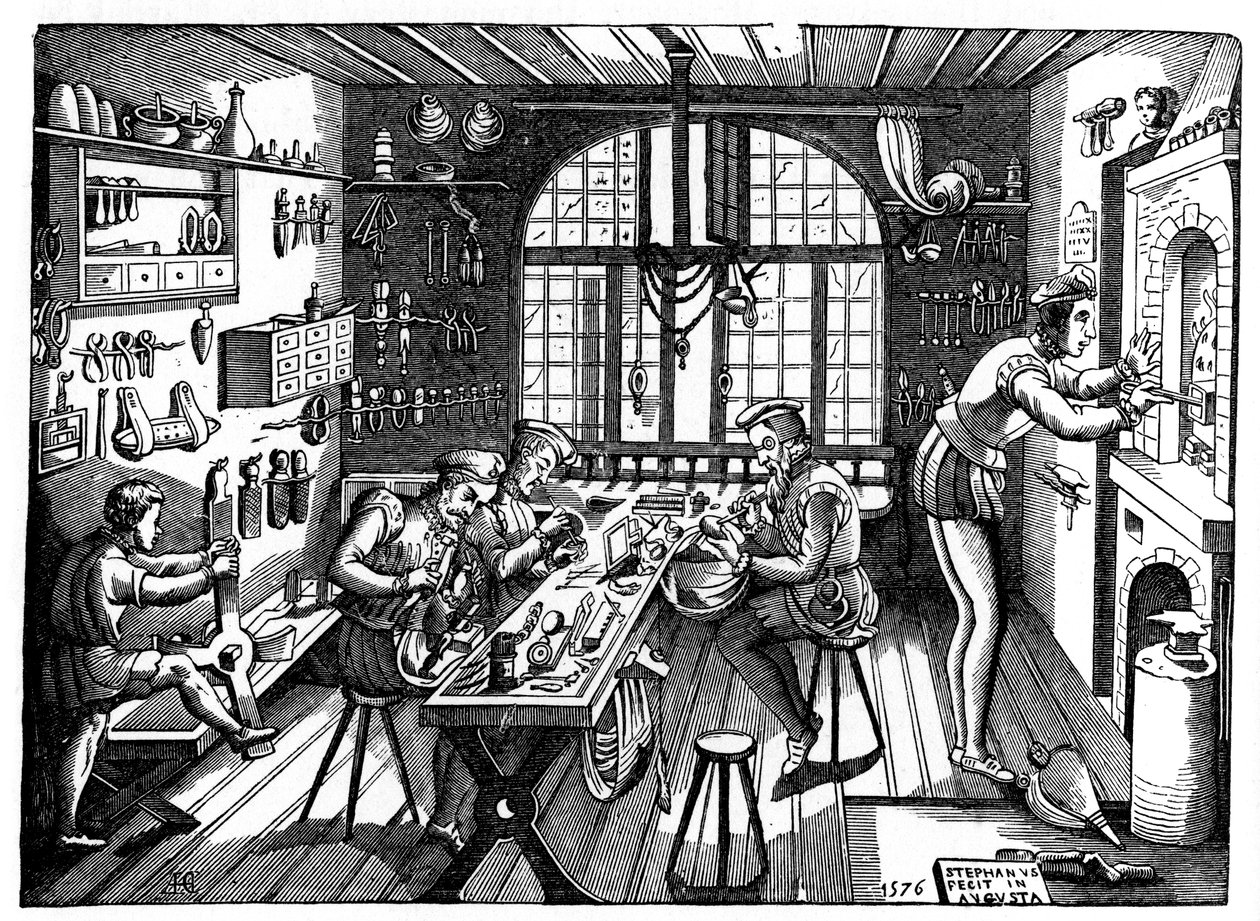 Etienne Delaunes studie, 1576, 1870. af Etienne Delaune