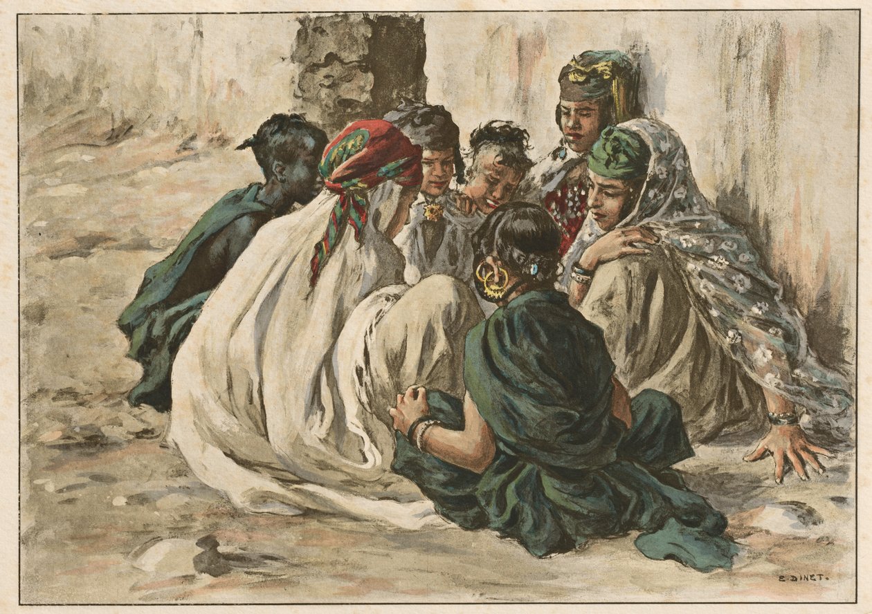 Pigespil i Laghouat af Alphonse Etienne Dinet