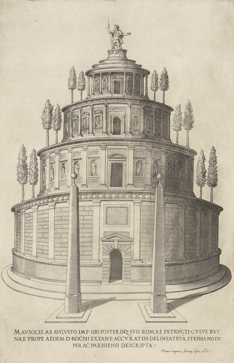 Mausoleum Ab Augusto Imp af Etienne Duperac