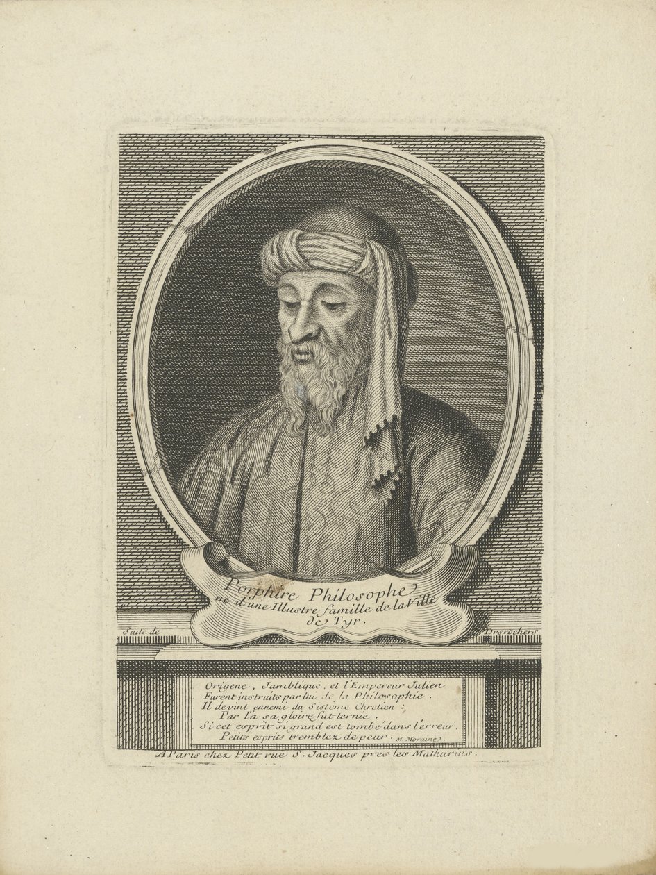 Porfyr af Tyrus, um 1700. af Etienne Jehandier Desrochers