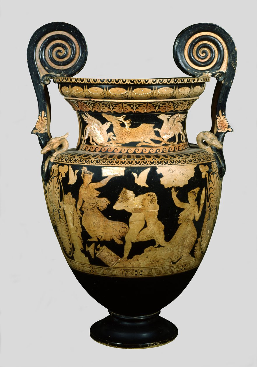 Krater of Dawn fra Falerii (keramik) af Etruscan