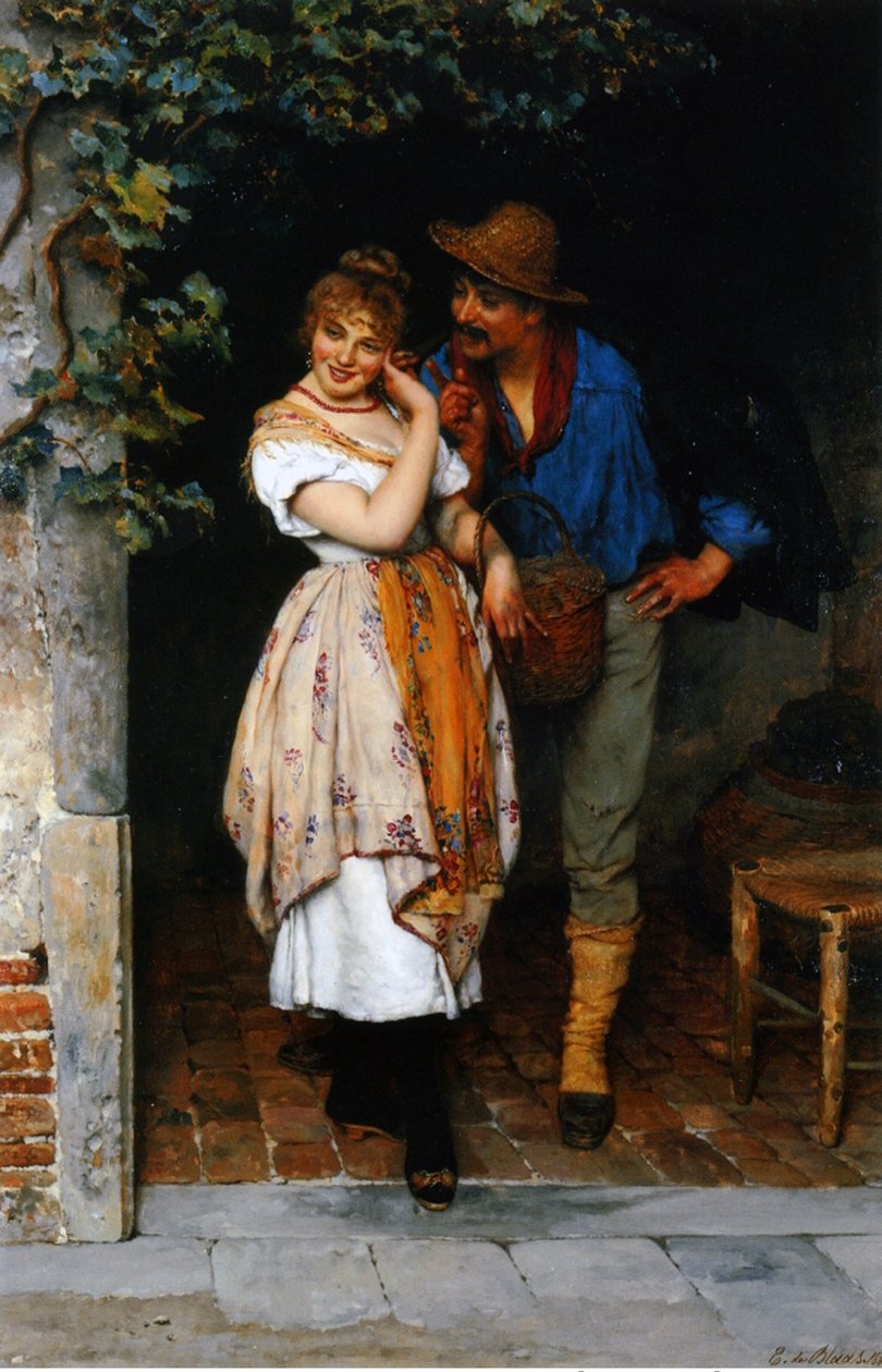 Parfrieri, 1887 af Eugen von Blaas