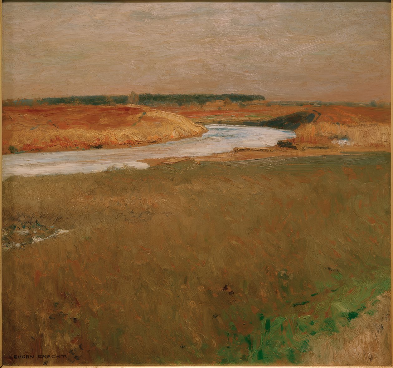 Aften på den øvre Spree af Eugen Felix Prosper Bracht