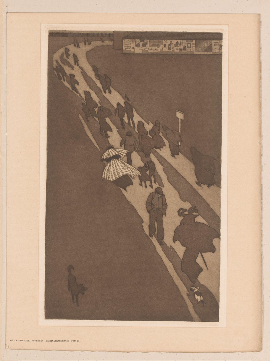 november (original titel på objektet) af Eugen Kirchner