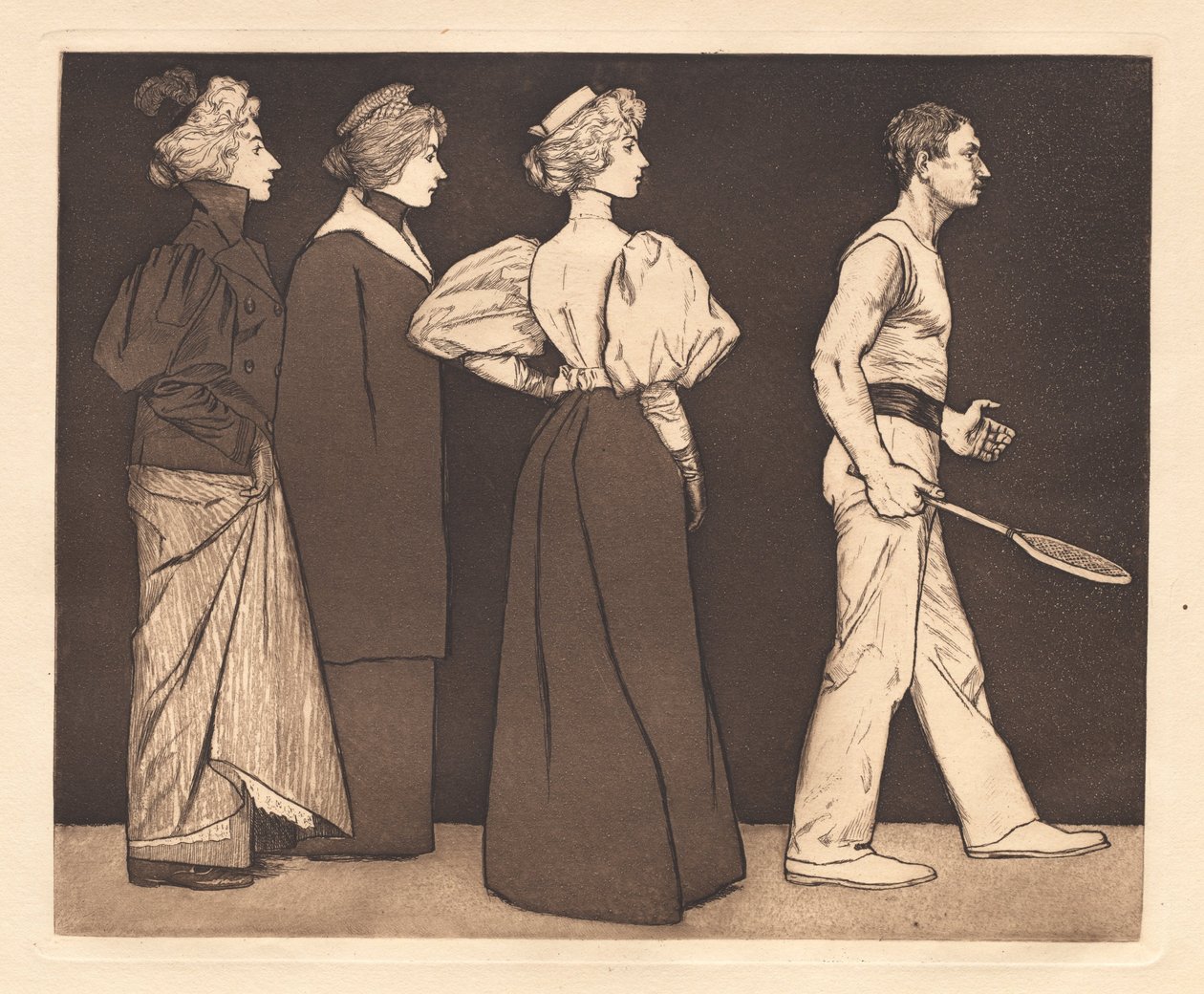 Tennisspilleren af Eugen Kirchner