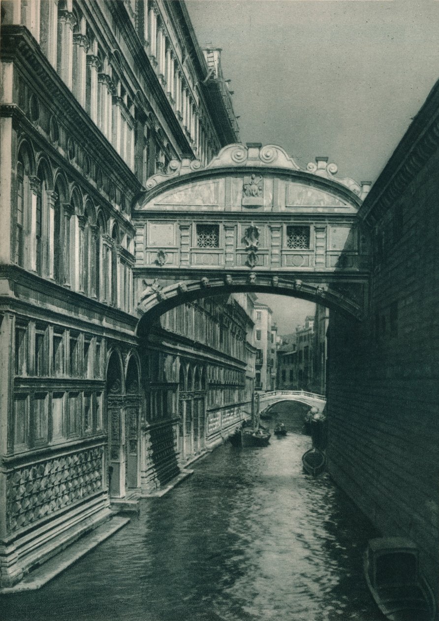 Sukkenes bro, Venedig, Italien, 1927 af Eugen Poppel