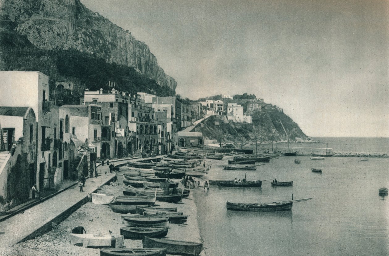 Marina Grande, Capri, Italien, 1927 af Eugen Poppel
