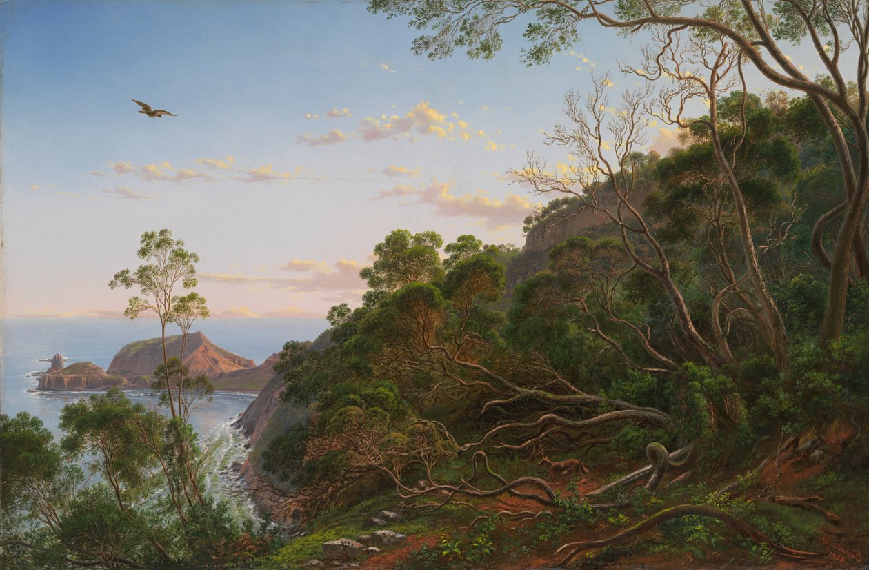 Tea Trees nær Cape Schanck, Victoria af Eugene von Guérard