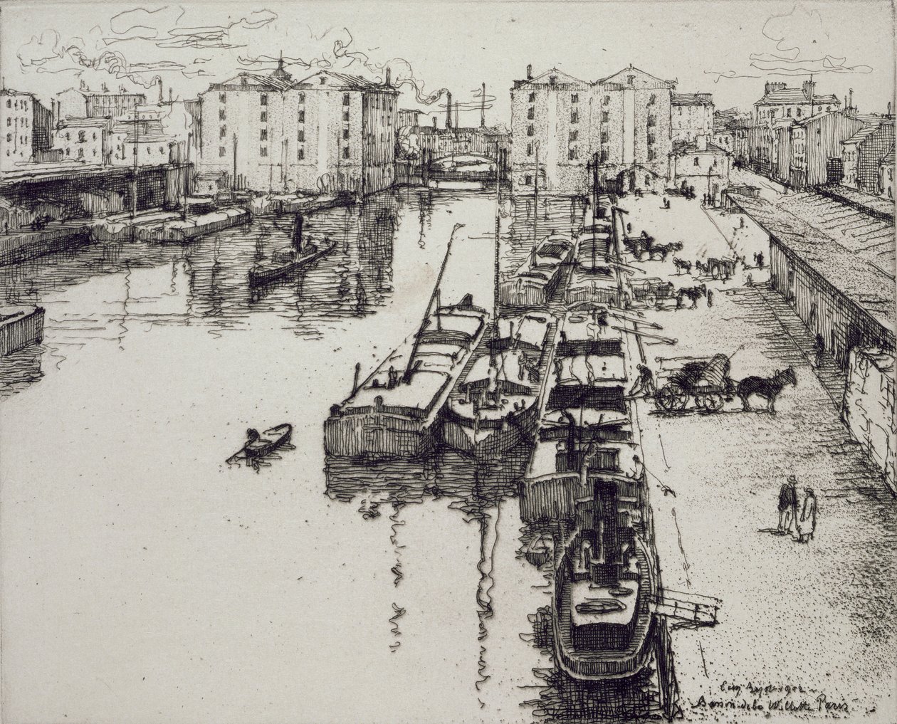 Bassin de la Villette, fra 