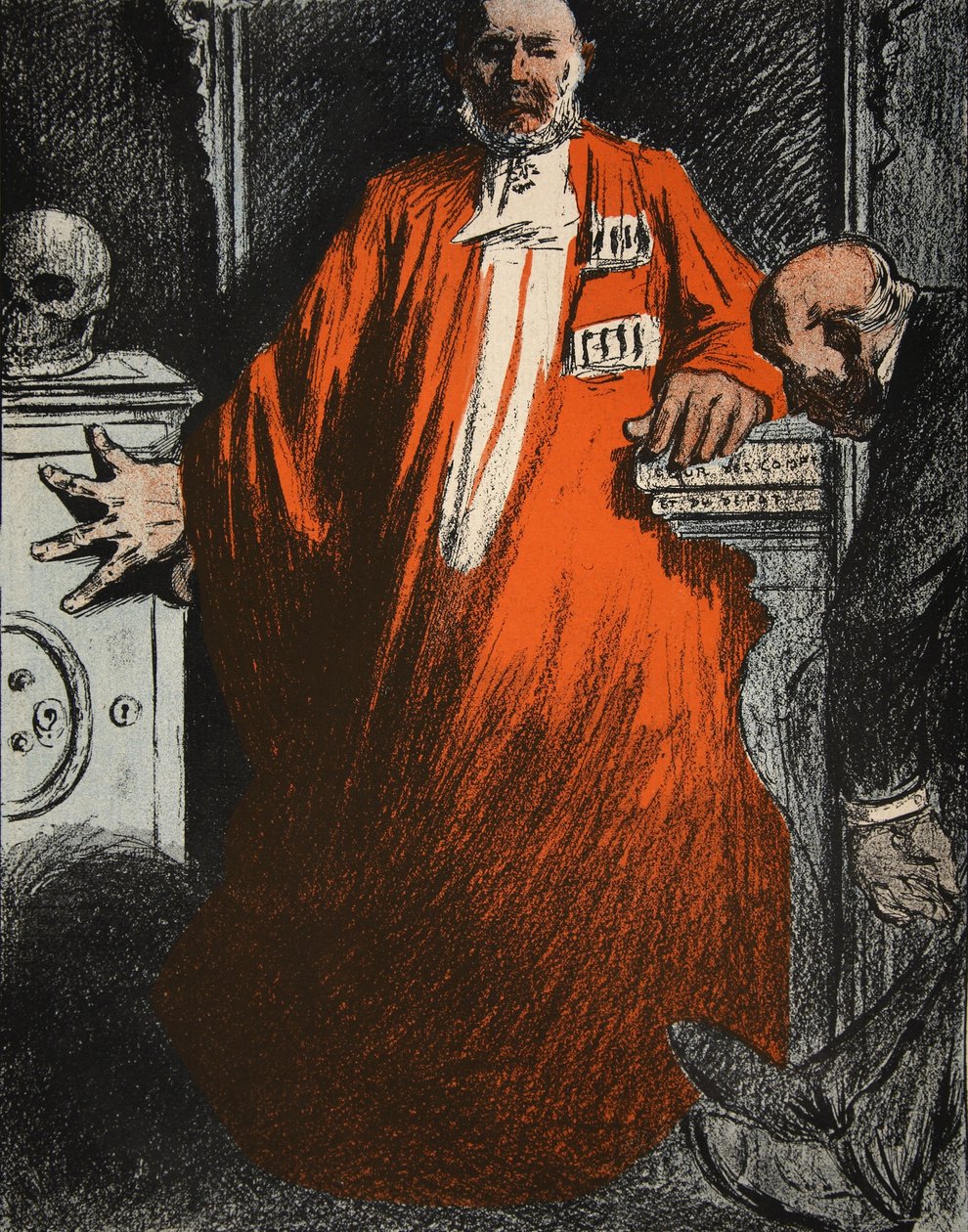 En dommer i hele klæder, illustration fra 