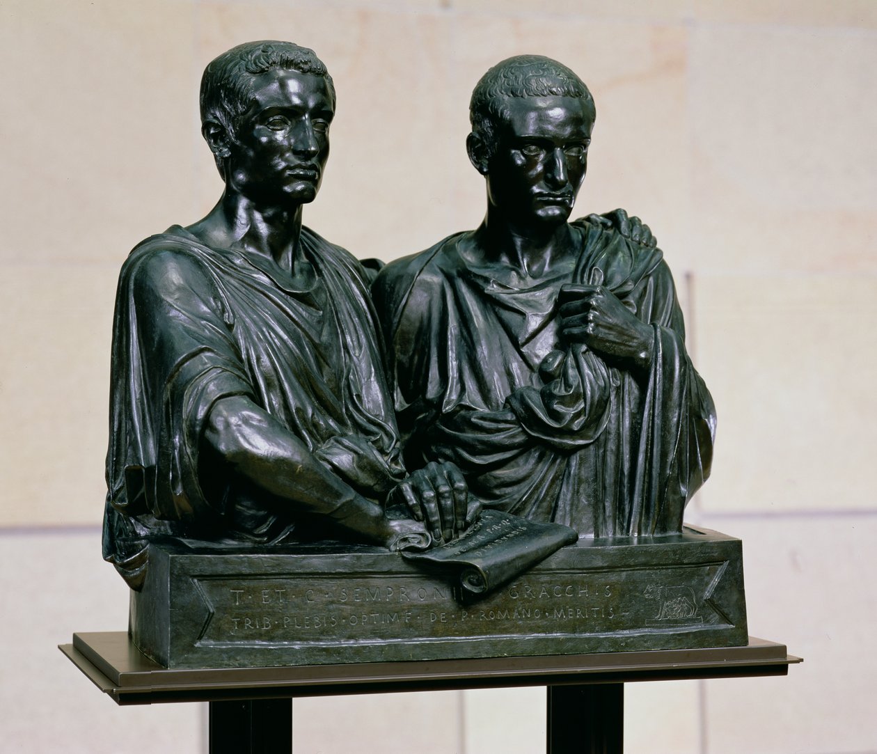 Cenotaph of the Gracchi, 1853 (bronze) af Eugene Guillaume