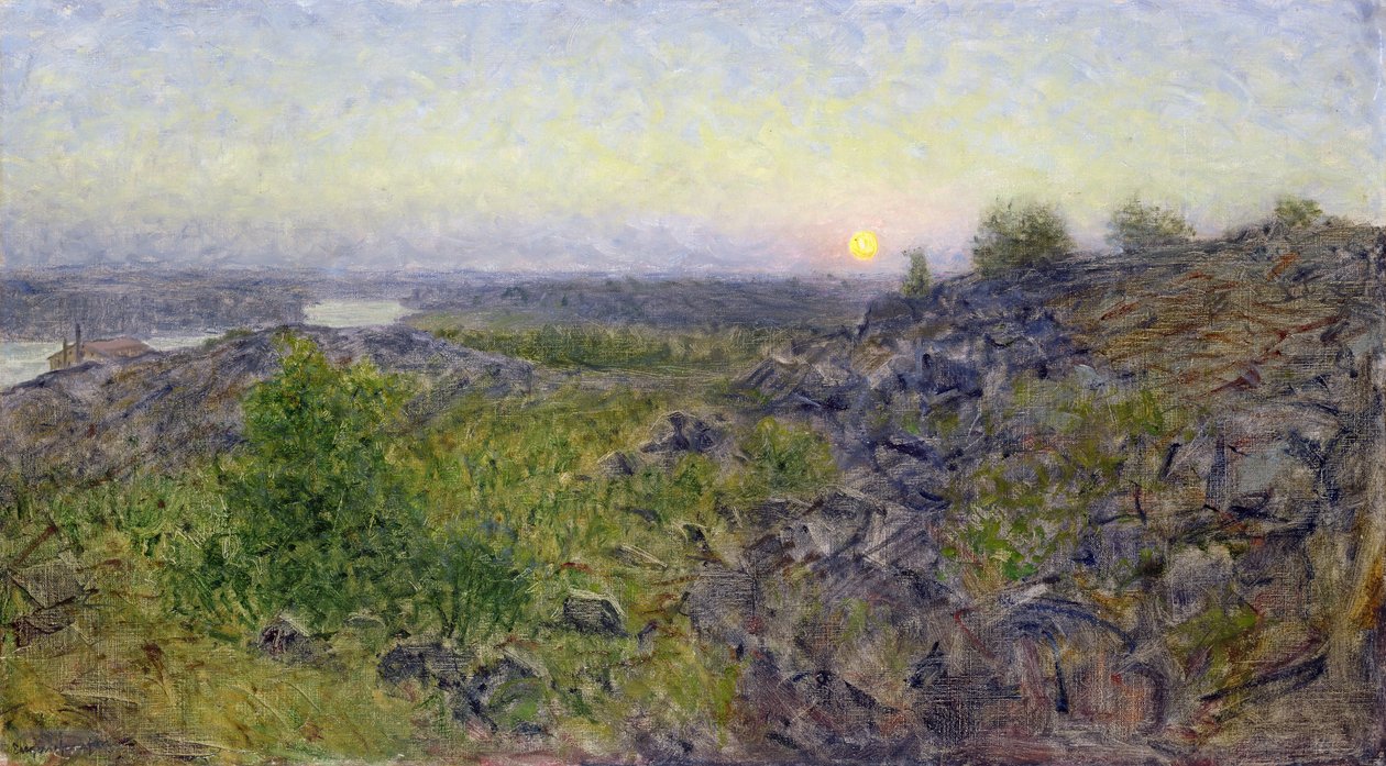 Aften på Tantobergen, 1893 af Eugène Jansson