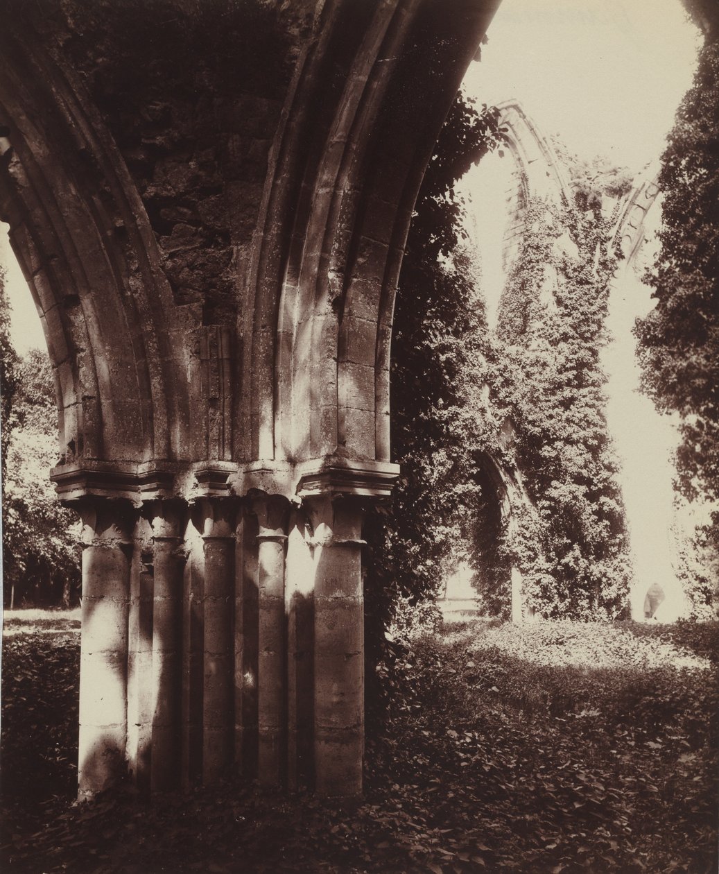 Dammarie-les-Lys, ruiner,1910 (foto) af Eugène Atget