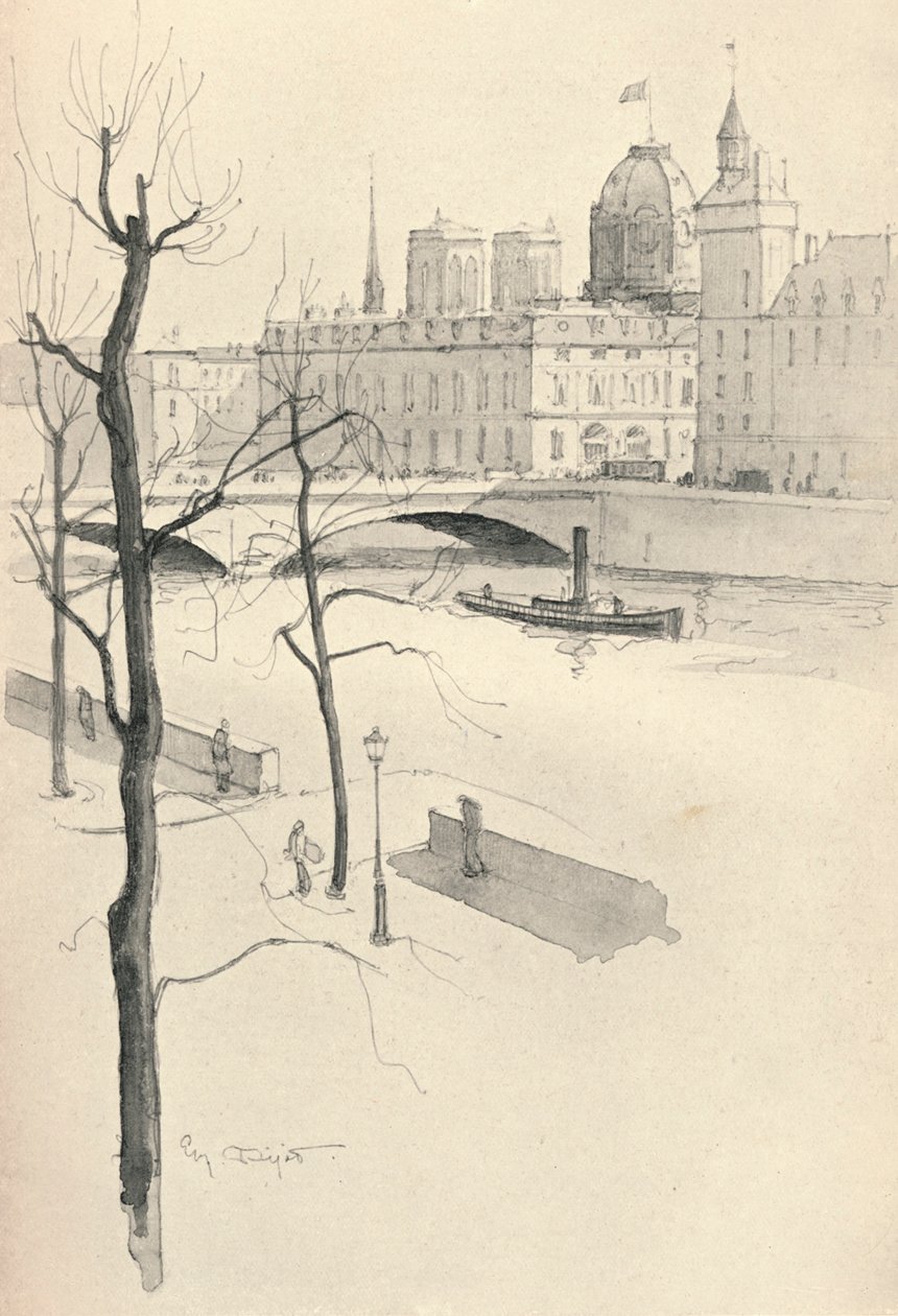 Pont au Change, 1915 af Eugene Bejot