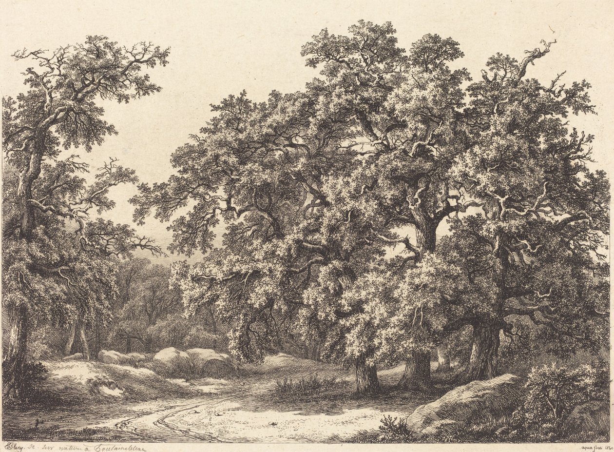 Oaks, 1840. af Eugene Bléry