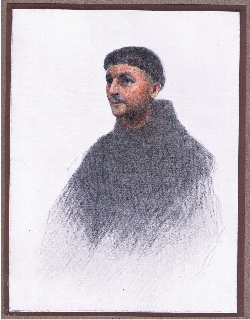 En munk, 1919 af Eugene Burnand