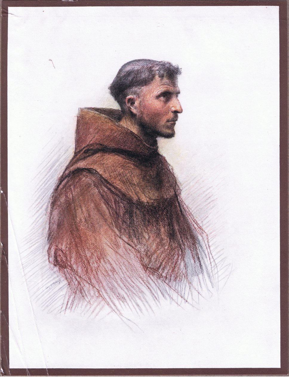 Broder Masseo, 1919 af Eugene Burnand
