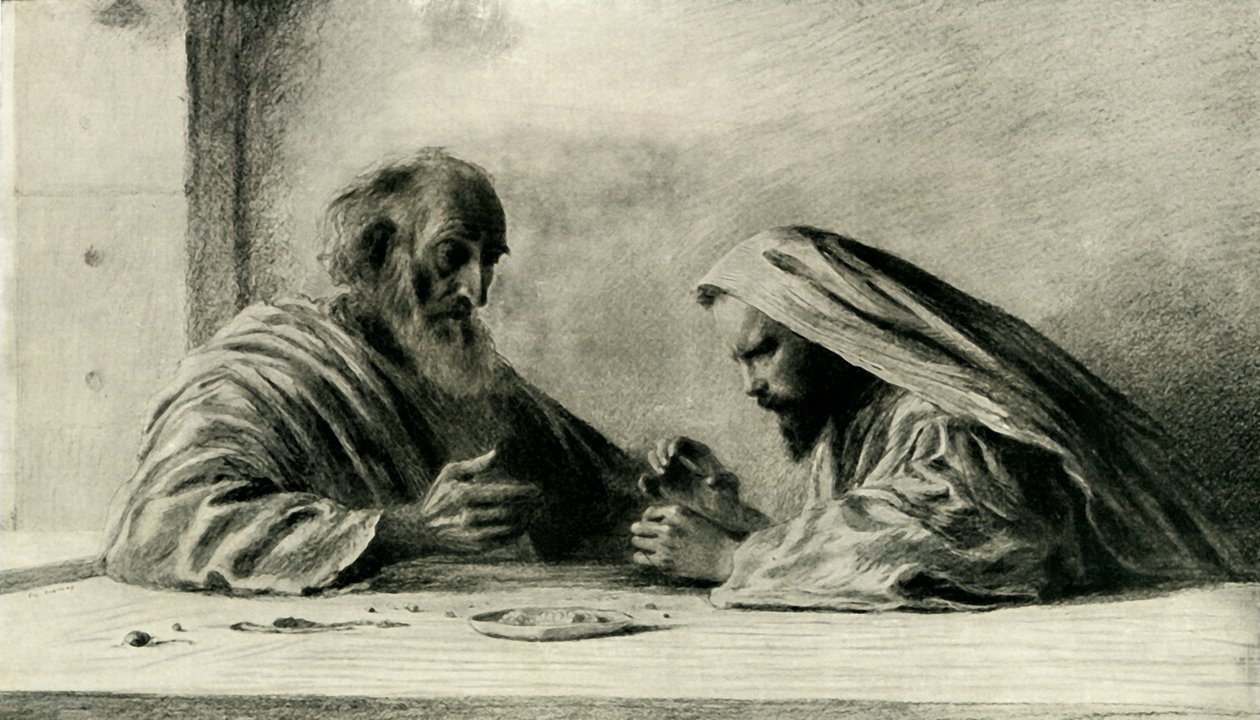 Den kostelige perle, c1916, 1936. af Eugene Burnand
