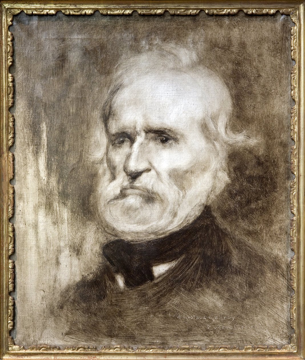 Portræt af Louis-Auguste Blanqui (maleri) af Eugène Carrière