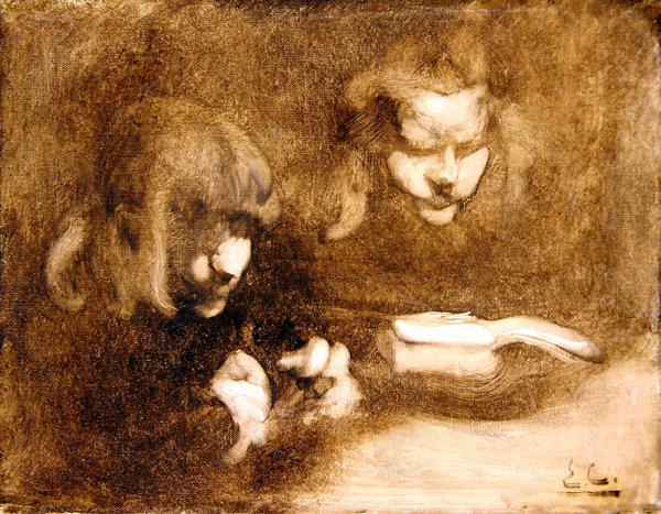 Læsning af Eugène Carrière