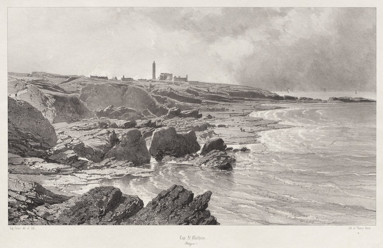Cap St. Mathieu af Eugene Ciceri