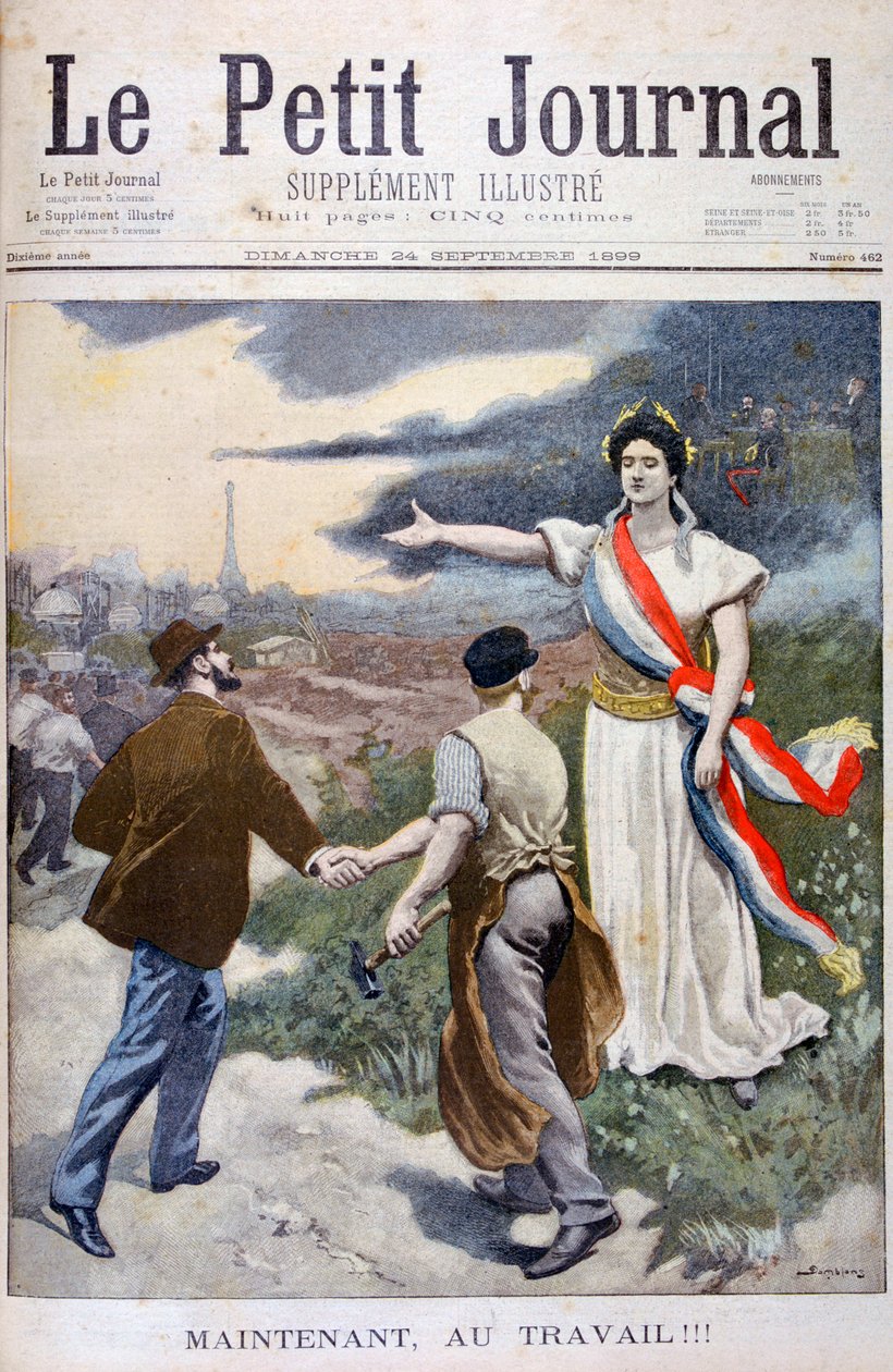 Nu med arbejde!!!, 1899. af Eugene Damblans