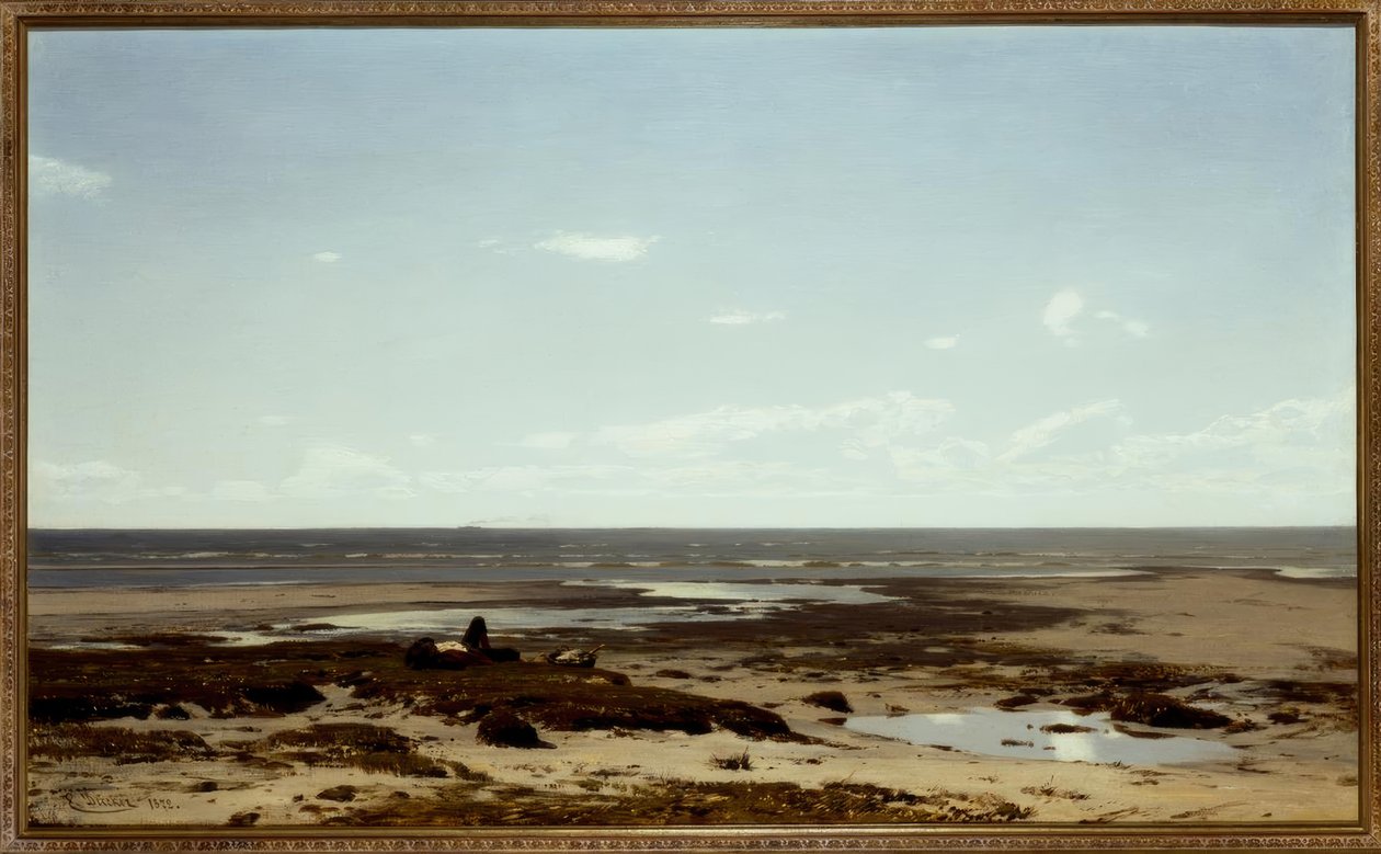E. Dücker, på stranden af Eugene Gustav Dücker
