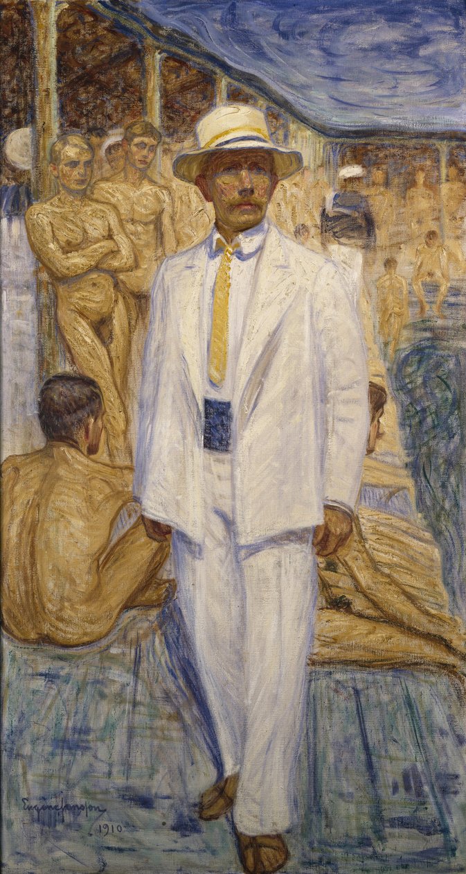 Selvportræt af Eugène Jansson