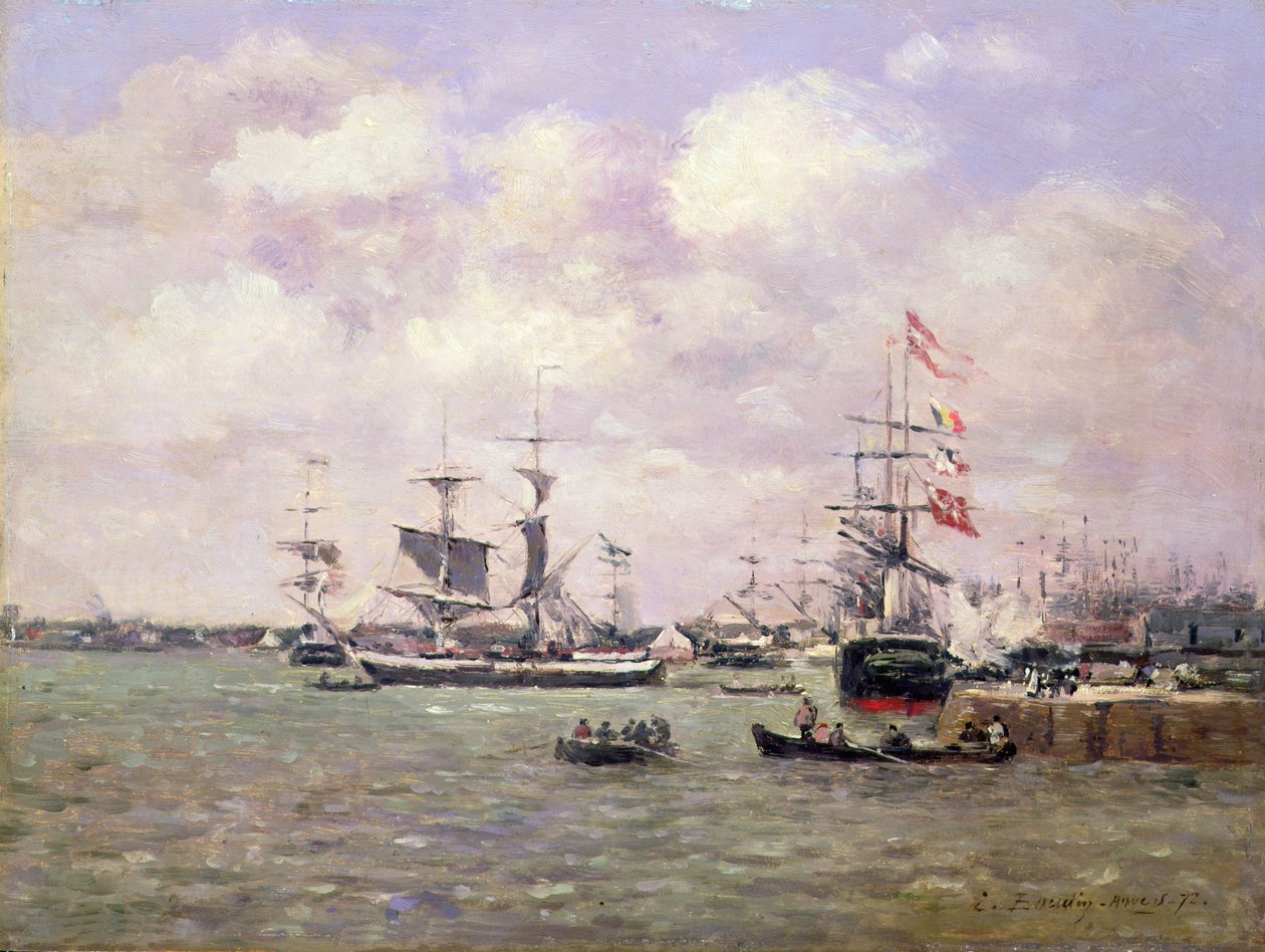 Antwerpen af Eugene Louis Boudin