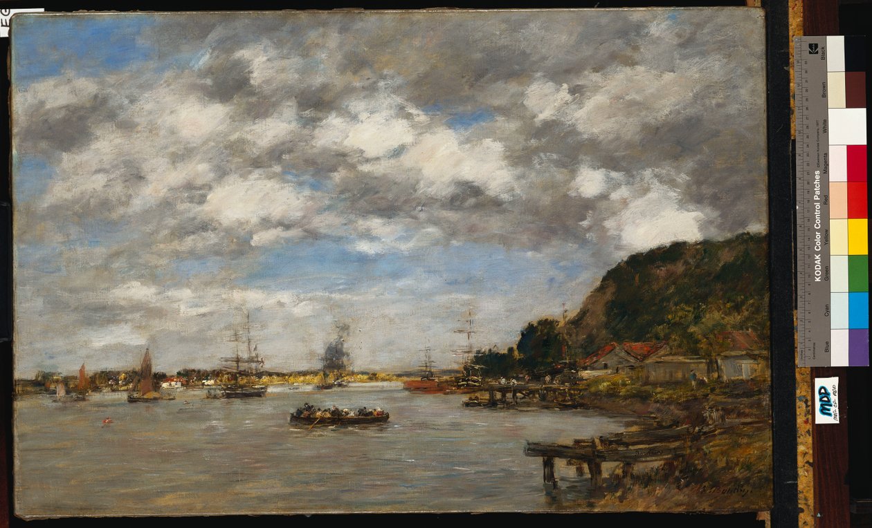 Bordeaux af Eugene Louis Boudin