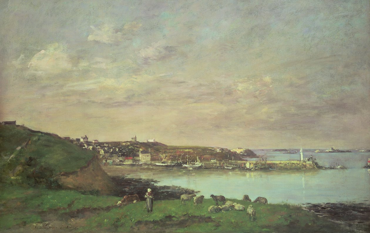 Landskab af Eugene Louis Boudin