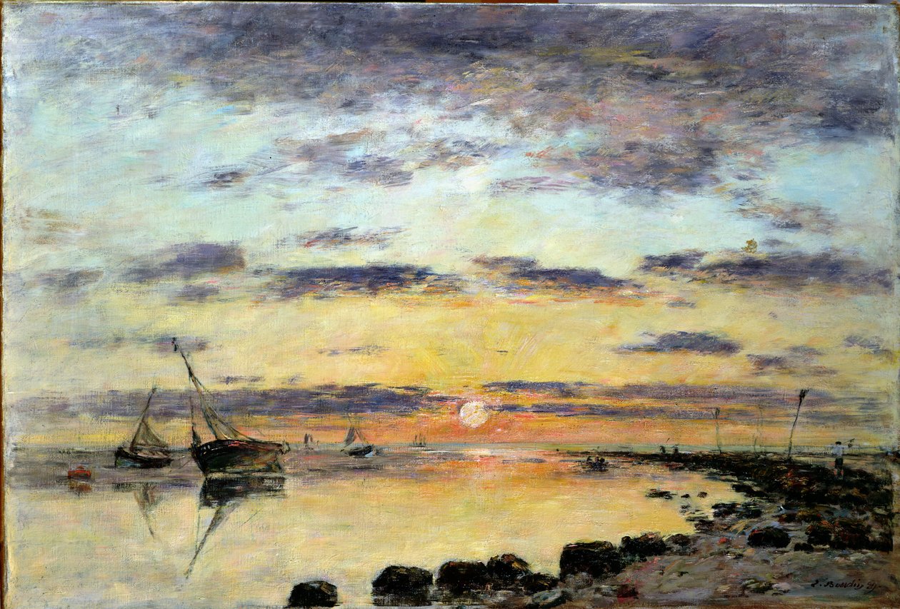 Le Havre, 1889 af Eugene Louis Boudin