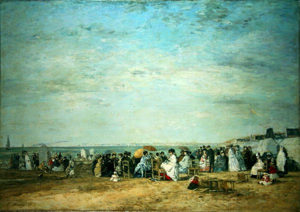 Stranden af Eugene Louis Boudin