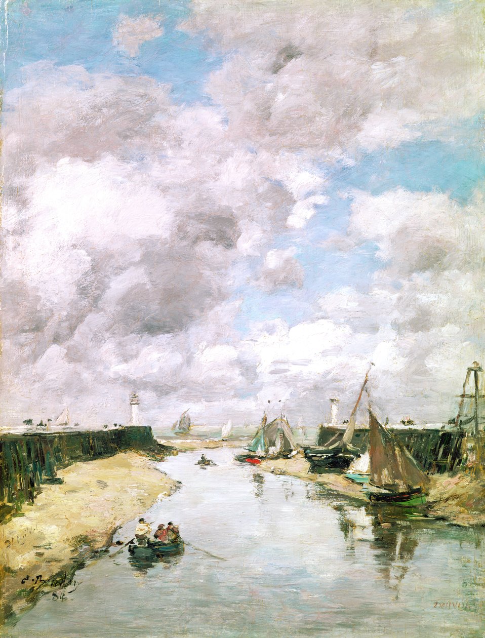 Trouville, 1884 af Eugene Louis Boudin